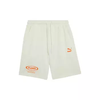 Шорты classics dance crew logo printed short 'white orange' Puma, белый
