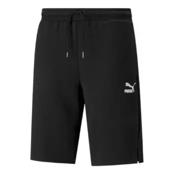 Шорты classics logo shorts 'black' Puma, черный