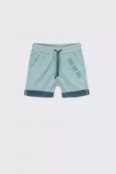 Шорты Coccodrillo бирюзовый с окантовкой на талии