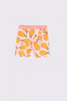 Шорты Coccodrillo разноцветная с оборкой и фруктовым мотивом