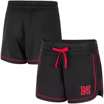 Шорты Colosseum Nebraska Huskers, черный