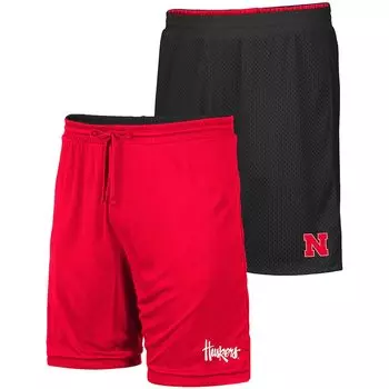 Шорты Colosseum Nebraska Huskers, черный