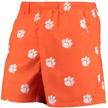 Шорты Columbia PFG Clemson Tigers, оранжевый
