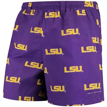 Шорты Columbia PFG Lsu Tigers, фиолетовый