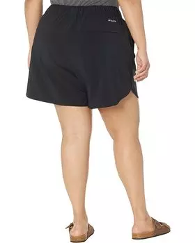 Шорты Columbia Plus Size Pleasant Creek 5" Stretch Shorts, черный