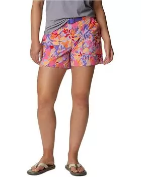 Шорты Columbia Summerdry Cargo, цвет Wild Geranium/Floriated