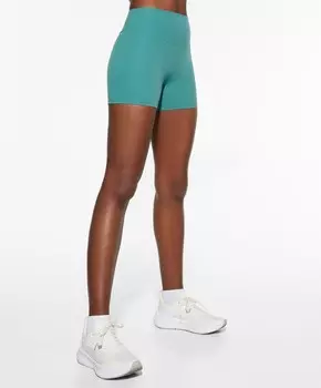 Шорты Comfortlux с высокой посадкой 10 см OYSHO, бирюзовый