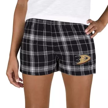 Шорты Concepts Sport Anaheim Ducks, черный