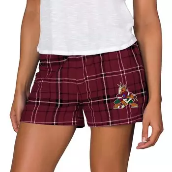 Шорты Concepts Sport Arizona Coyotes, гранатовый