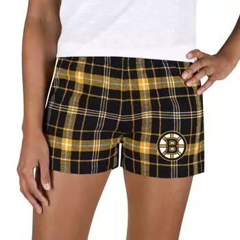 Шорты Concepts Sport Boston Bruins, черный