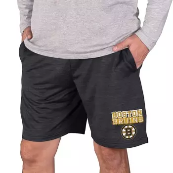 Шорты Concepts Sport Boston Bruins, угольный