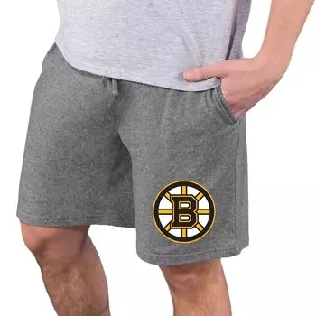 Шорты Concepts Sport Boston Bruins, угольный