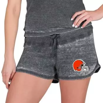 Шорты Concepts Sport Cleveland Browns, угольный