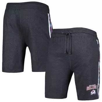 Шорты Concepts Sport Colorado Avalanche, угольный