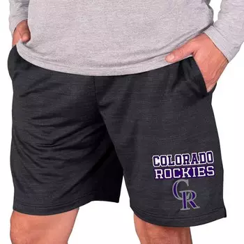 Шорты Concepts Sport Colorado Rockies, угольный