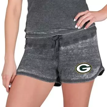 Шорты Concepts Sport Green Bay Packers, угольный