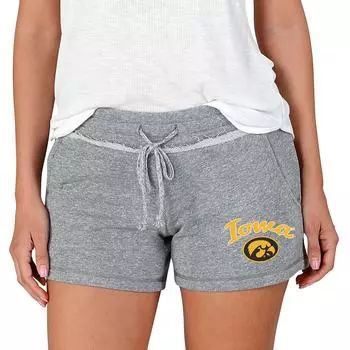 Шорты Concepts Sport Iowa Hawkeyes, серый