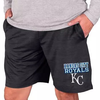 Шорты Concepts Sport Kansas City Royals, угольный