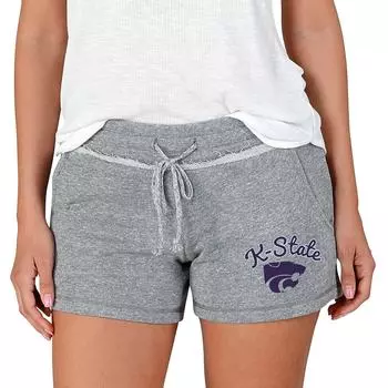 Шорты Concepts Sport Kansas State Wildcats, серый