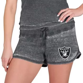 Шорты Concepts Sport Las Vegas Raiders, угольный
