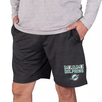 Шорты Concepts Sport Miami Dolphins, угольный