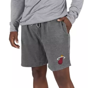 Шорты Concepts Sport Miami Heat, угольный