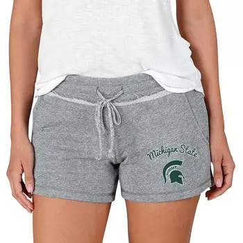 Шорты Concepts Sport Michigan State Spartans, серый