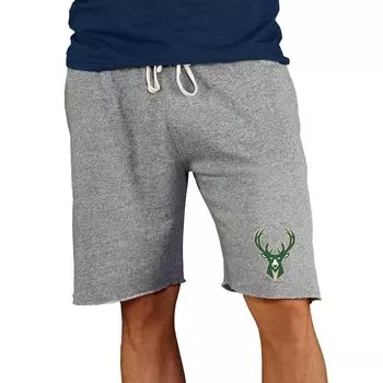 Шорты Concepts Sport Milwaukee Bucks, серый