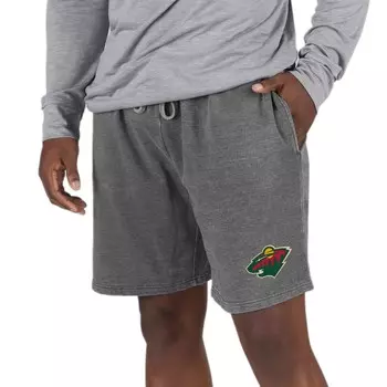 Шорты Concepts Sport Minnesota Wild, угольный