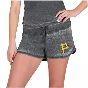 Шорты Concepts Sport Pittsburgh Pirates, угольный