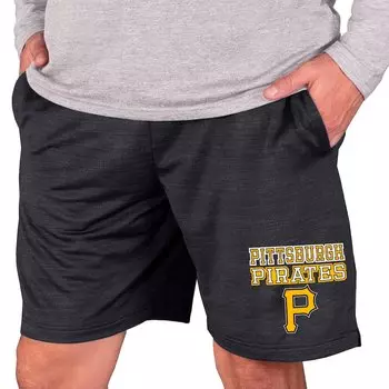 Шорты Concepts Sport Pittsburgh Pirates, угольный