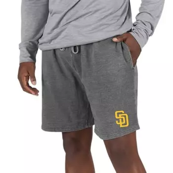 Шорты Concepts Sport San Diego Padres, угольный