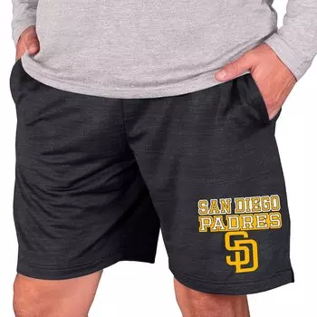Шорты Concepts Sport San Diego Padres, угольный