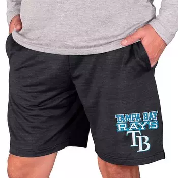 Шорты Concepts Sport Tampa Bay Rays, угольный