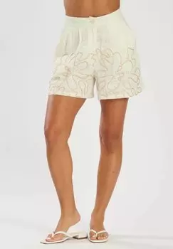 Шорты CONTRAST PIPING South Beach, бежевый