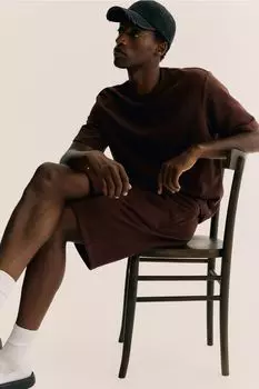 Шорты coolmax H&M, коричневый