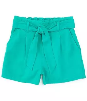 Шорты Copper Key для больших девочек 7–16 с завязкой спереди, зеленый