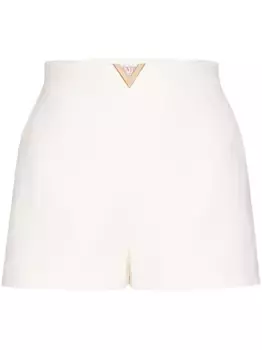 Шорты Crepe Couture строгого кроя VALENTINO GARAVANI, белый
