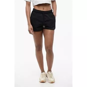 Шорты CRISPY из нейлона с сетчатой вставкой по бокам Off-White, Black