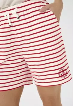 Шорты CRSIN STRIPE Cream, красный