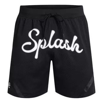 Шорты curry mesh splash shorts 'black' Under Armour, черный