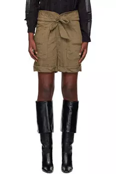 Шорты цвета хаки Sereni Isabel Marant Etoile