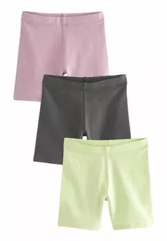Шорты CYCLE 3 PACK Next, цвет Purple Lime Green Charcoal
