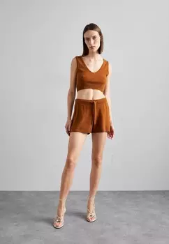 Шорты CYCLING KNITID, горчично-желтый