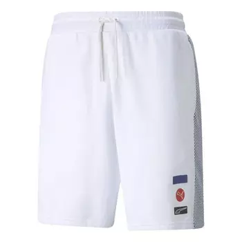 Шорты decor 8 shorts 'white red blue' Puma, белый