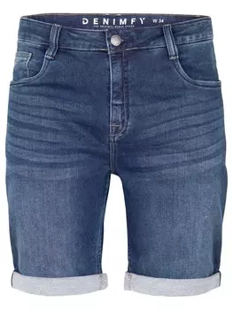 Шорты DENIMFY Short DFAri regular/straight, серый