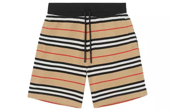 Шорты детские Burberry, бежевый / черный