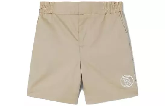 Шорты детские Burberry, серый / коричневый / желтый