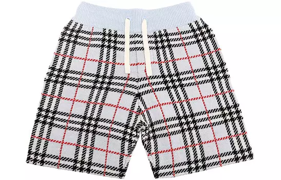 Шорты детские Burberry, светло-голубой /черный