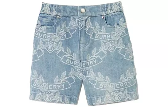 Шорты детские Burberry, светло-голубой / серый